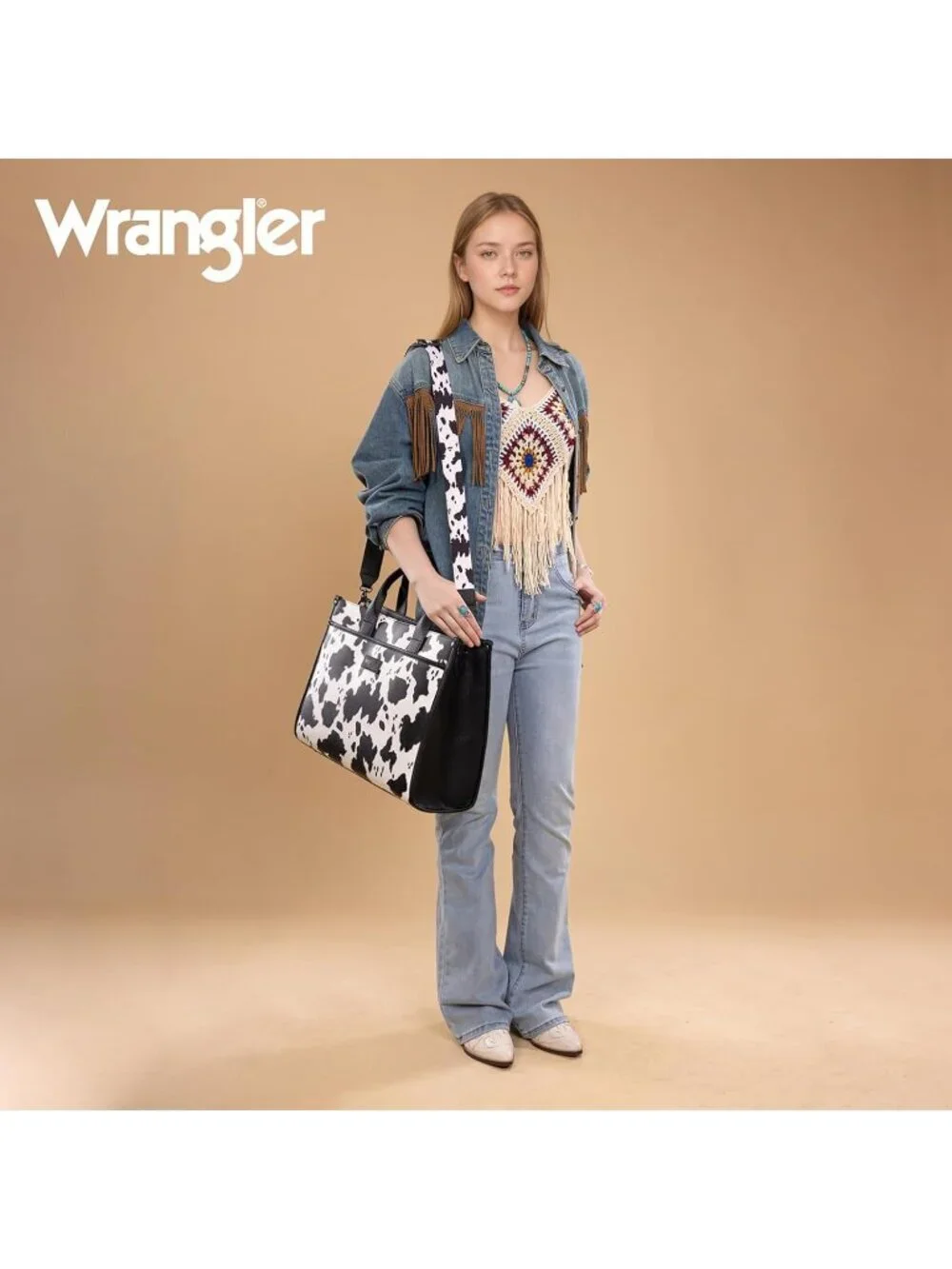 Women's Cow-black Business Briefcase Handbag Adjustable Shoulder Strap Tote Bag